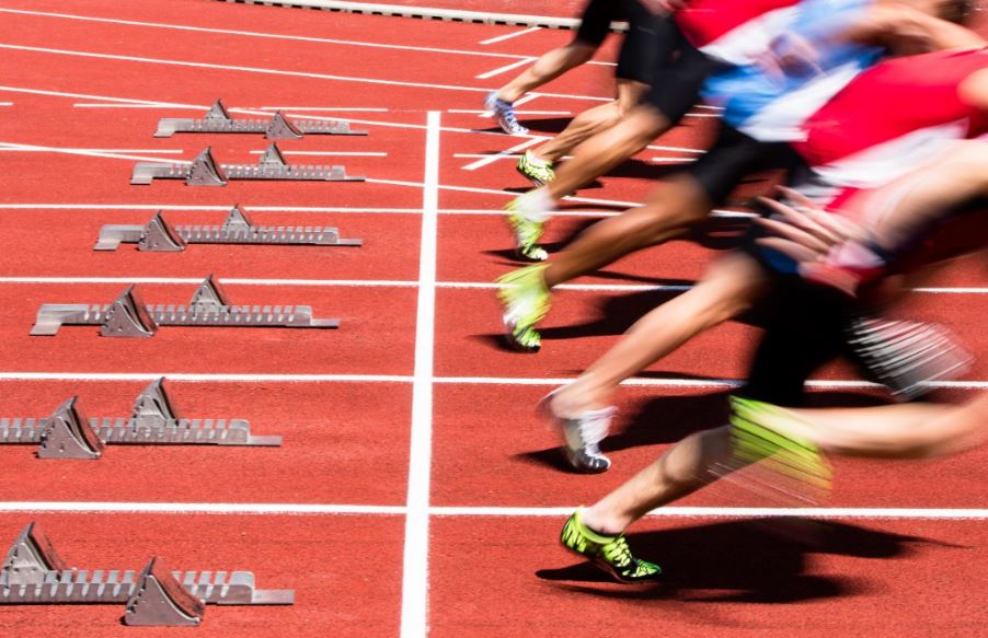 Carrera de atletismo.