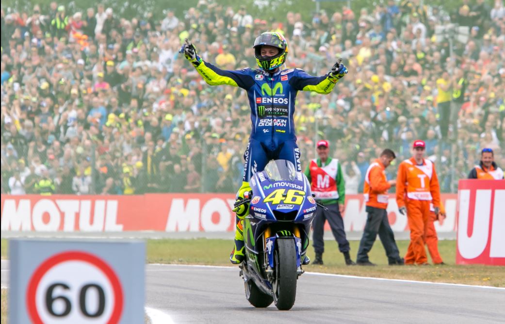 Repasamos las celebraciones de Valentino Rossi más recordadas.