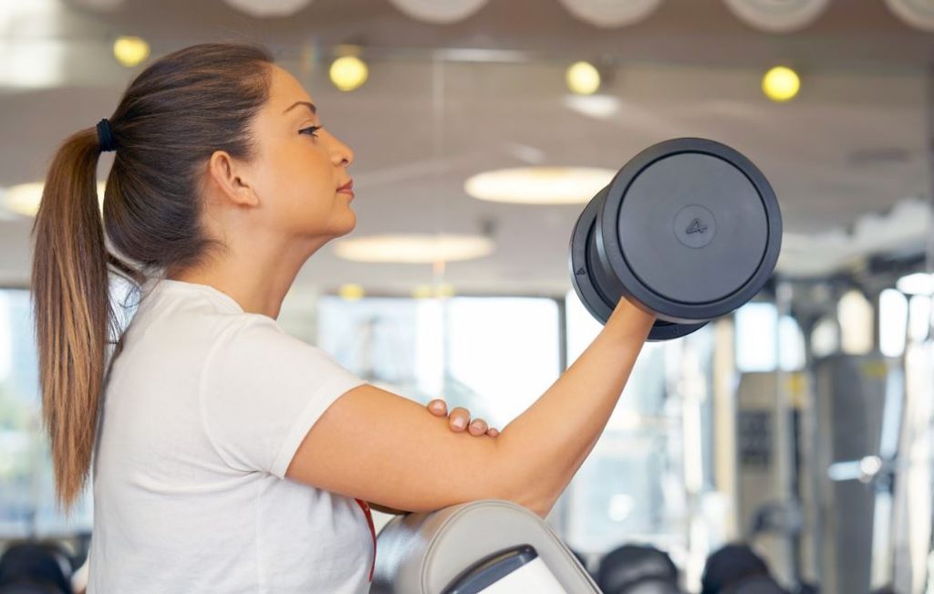 Ejercicios de biceps mancuernas
