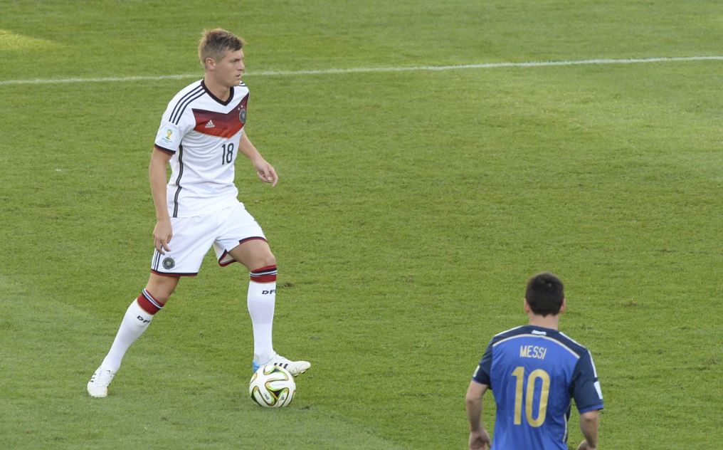 Toni Kroos, en la final del mundo con Alemania.