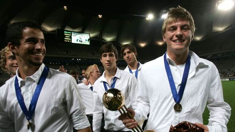 Un joven Toni Kroos se consagró campeón del mundo sub 17.