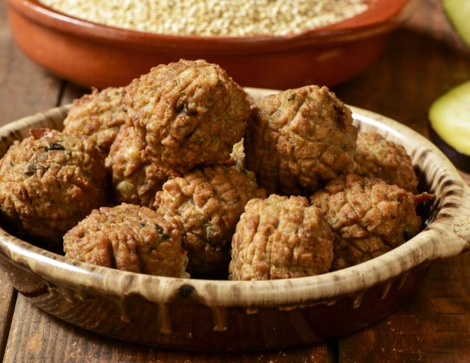 Albondigas de soja.