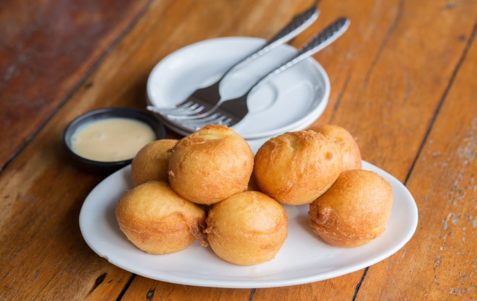 Buñuelos de patata.