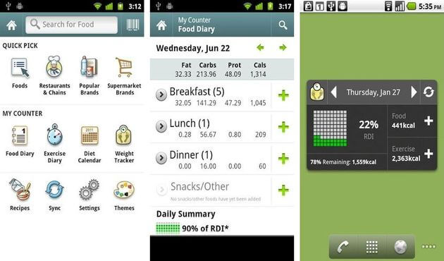 Con FatSecret, podrás llevar un recuento de todo lo que comes, el ejercicio que haces y por ende, todo lo que quemas.