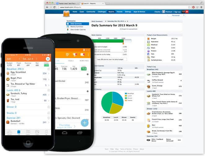 El nombre Lose It ya es muy llamativo e influyente, pues anima a perder algo, ¡a perder peso!