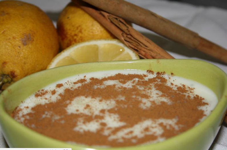 Receta de arroz con leche.