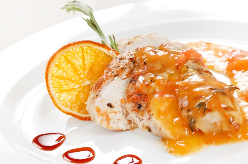 Receta de salsa e naranja.