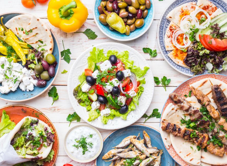 Dieta gastronómica de Grecia.