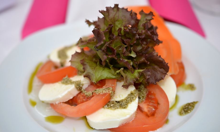 Ensalada caprese.