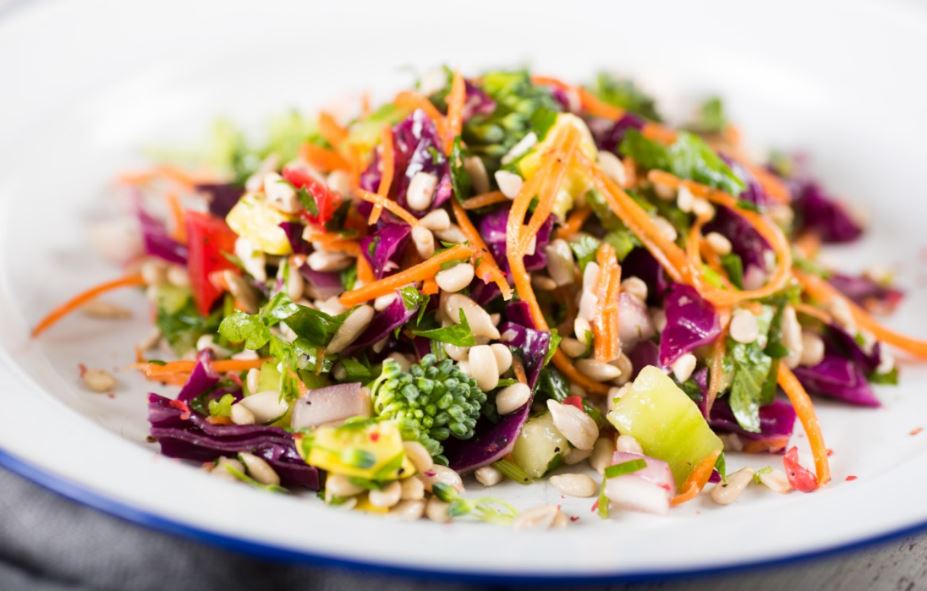 Ensaladas de semillas.