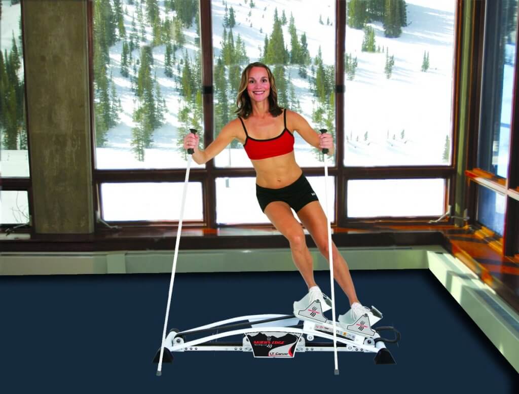 Ya no se necesita tener nieve gracias a la máquina de cardio de esquí. 