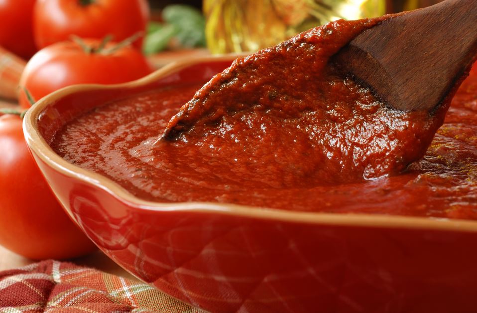 Receta de salsa de tomate.