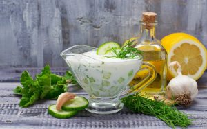 Salsa griega de yogur