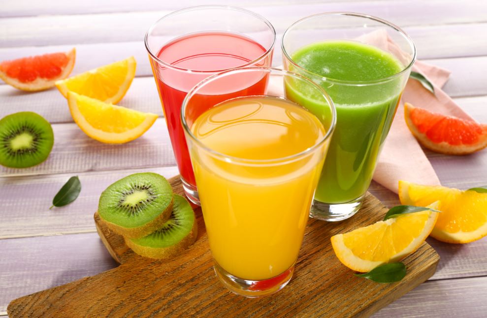 Zumos de frutas.