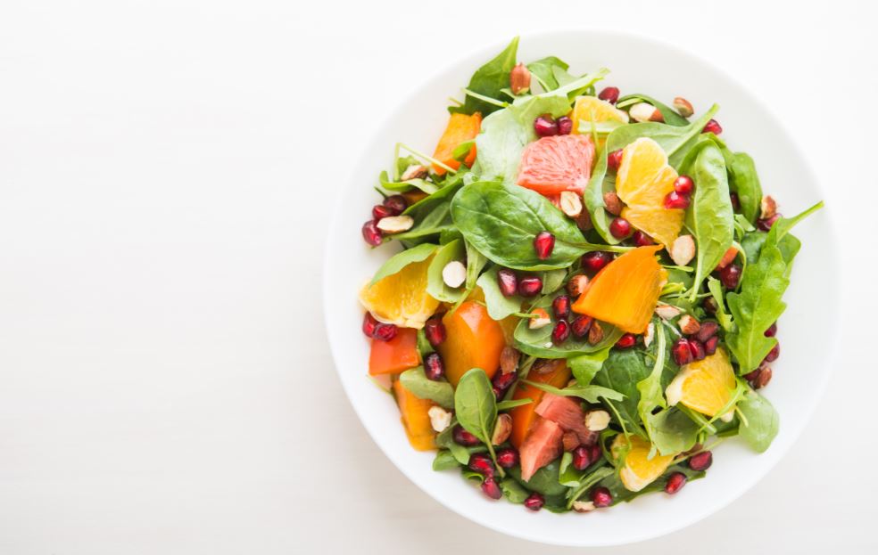 Ensalada de naranja y pomelo.