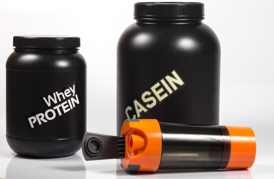 Batido de proteínas Whey.