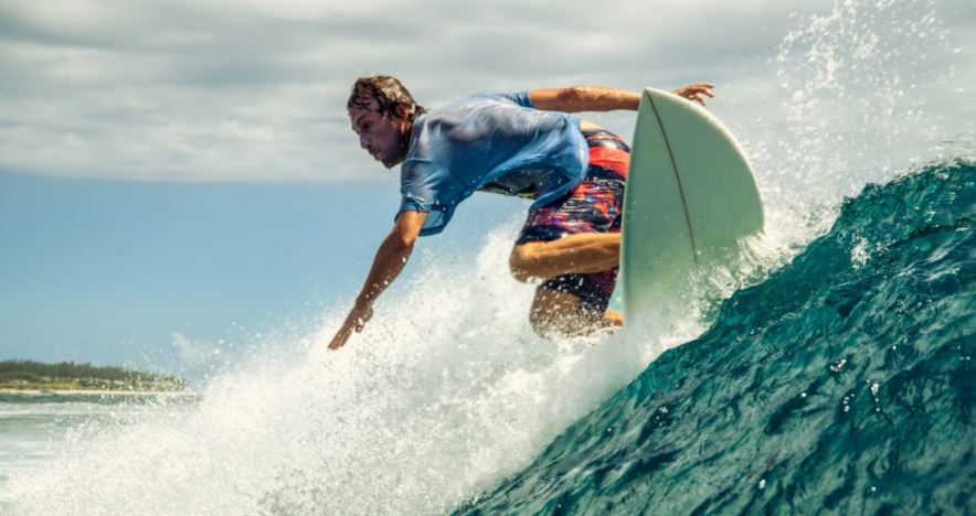 Beneficios de hacer surf.