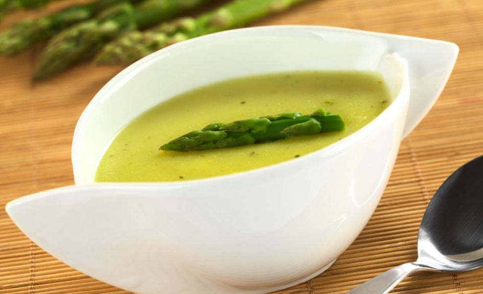 Crema de espárragos.