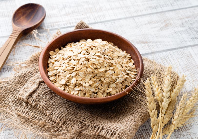 Cuenco de avena.