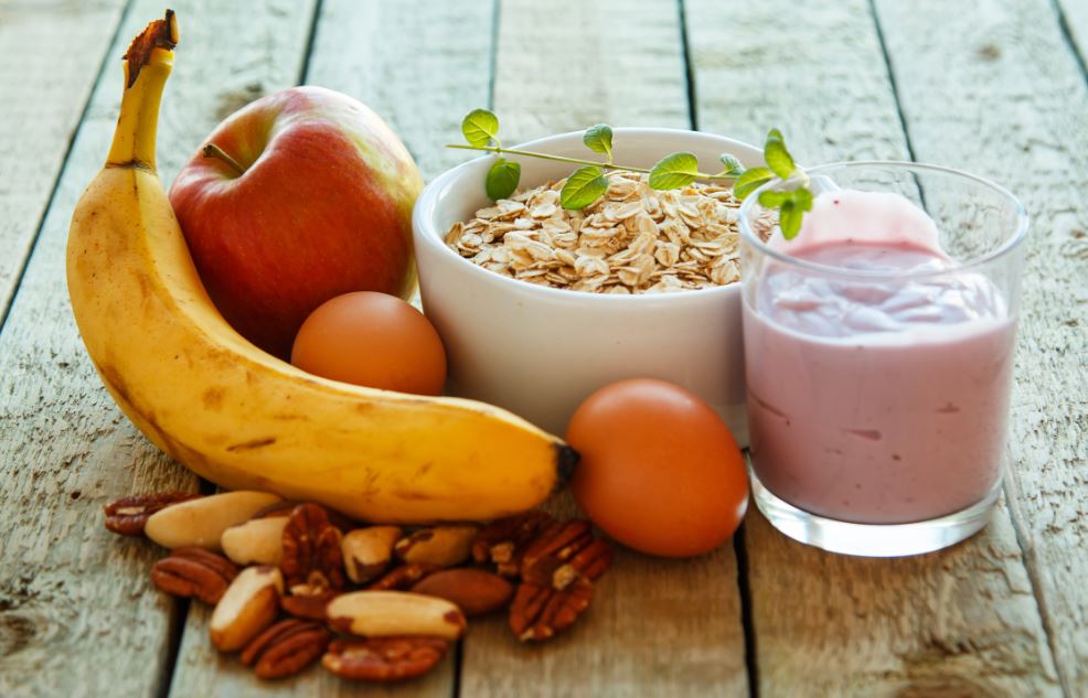 Desayuno rápido y sano.