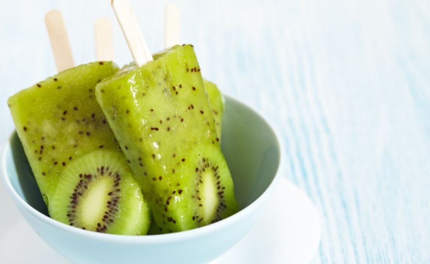 Helado de kiwi.
