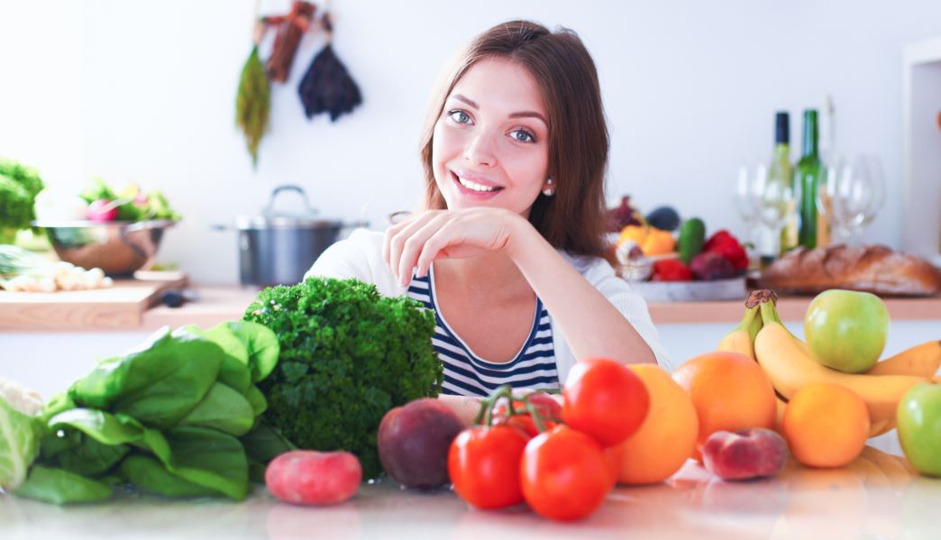 Receta de frutas y verduras.