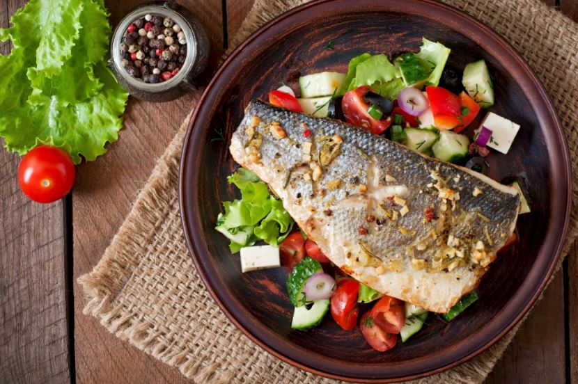 Ensalada de pescado.