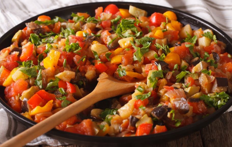 Pisto de verduras.