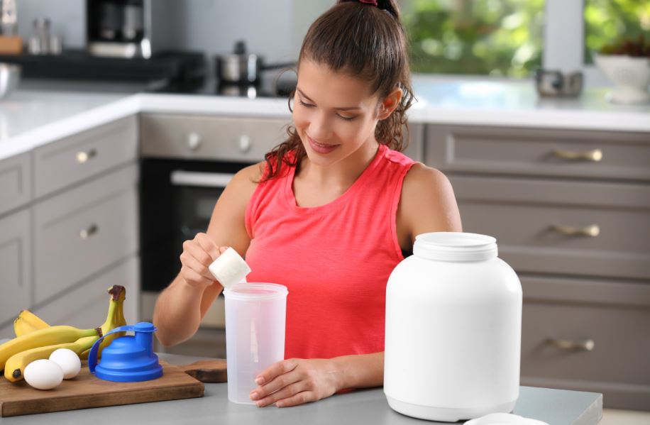 Suplemento pre-entrenamiento para mujeres.