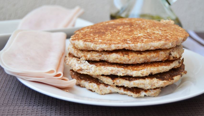 Tortitas de avena integrales.