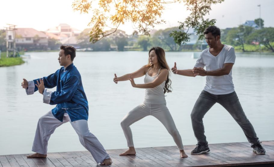 Comparar las artes marciales con el yoga.