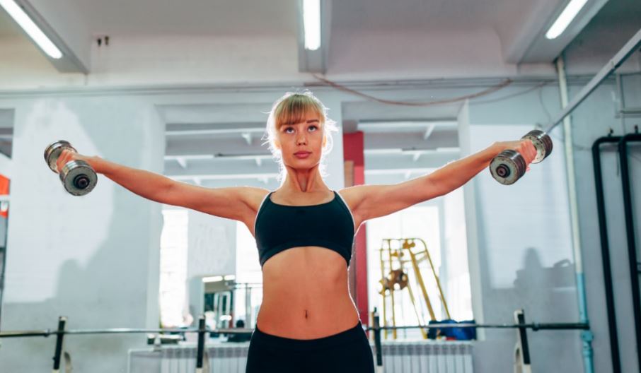 Pájaros con mancuernas.