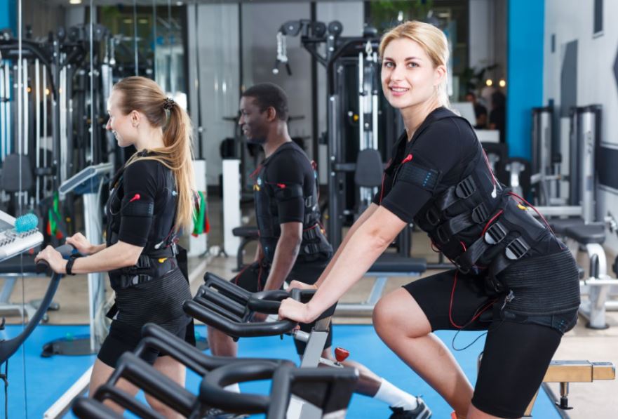 Chaleco lastrado en el deporte.