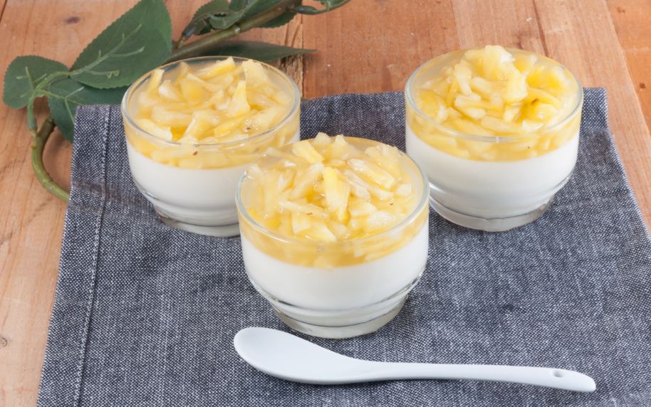 Mousse de piña.