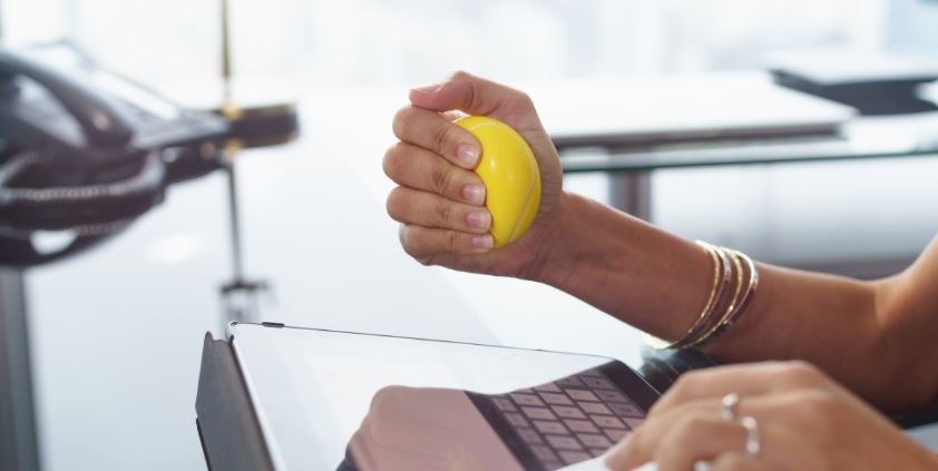 Pelota de rehabilitación.