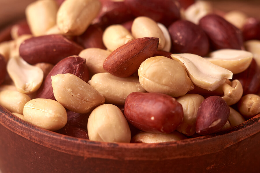 El cacahuete es una de las leguminosas más consumidas.