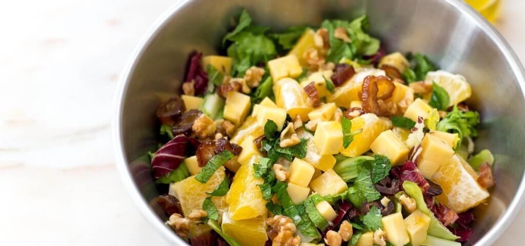 Los dátiles pueden aprovecharse en forma de ensalada.