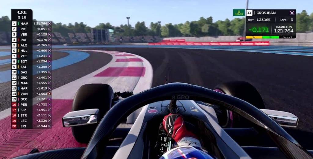 El F1 2019 ofrece unos gráficos espectaculares para disfrutar de la velocidad de los coches de esta categoría.