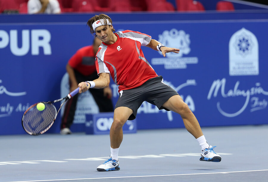 David Ferrer era un jugador veloz y combativo.