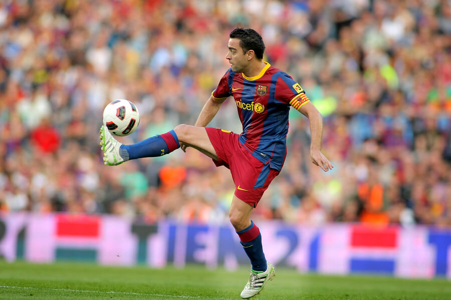 Xavi Hernández fue un pasador de balones excepcional.