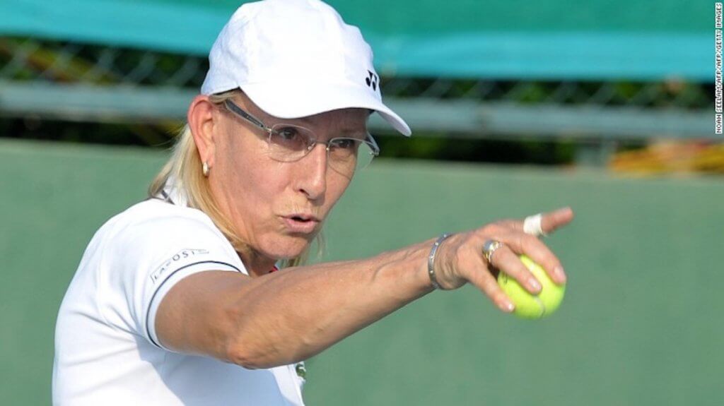 Navratilova siempre se destacó por su personalidad fuerte.