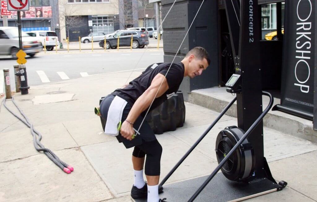El triatlón indoor incluye el uso del skierg.