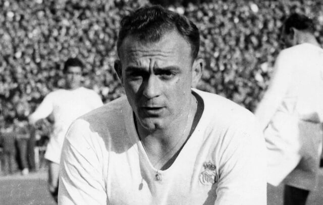 Alfredo Di Stéfano como jugador del Real Madrid.