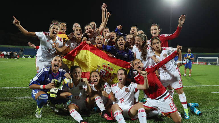 España fue el último campeón del Mundial de fútbol sub 17 femenino.