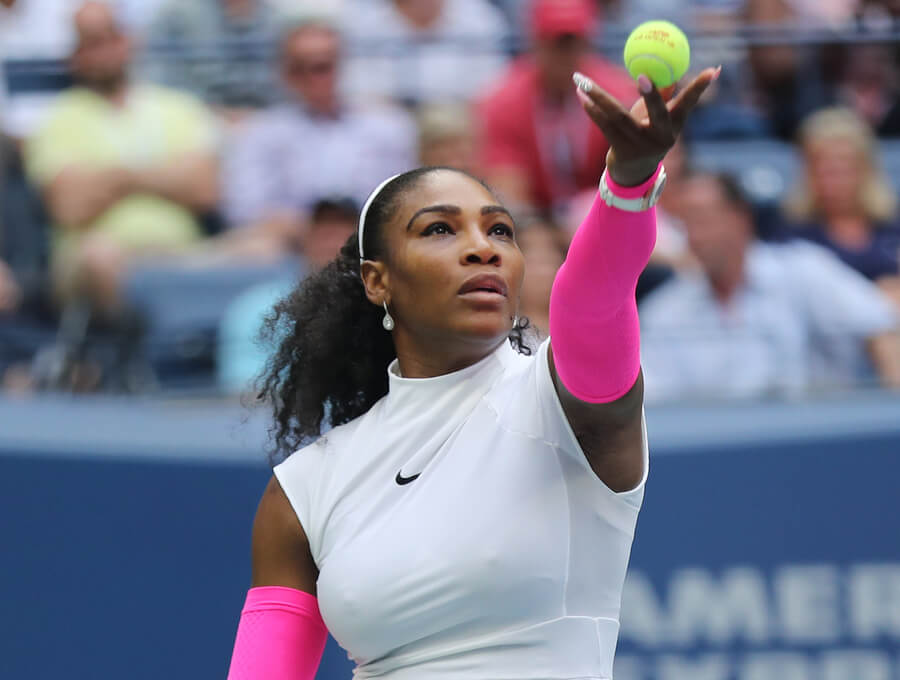 Serena Williams, una de las mejores tenistas mujeres de todos los tiempos.