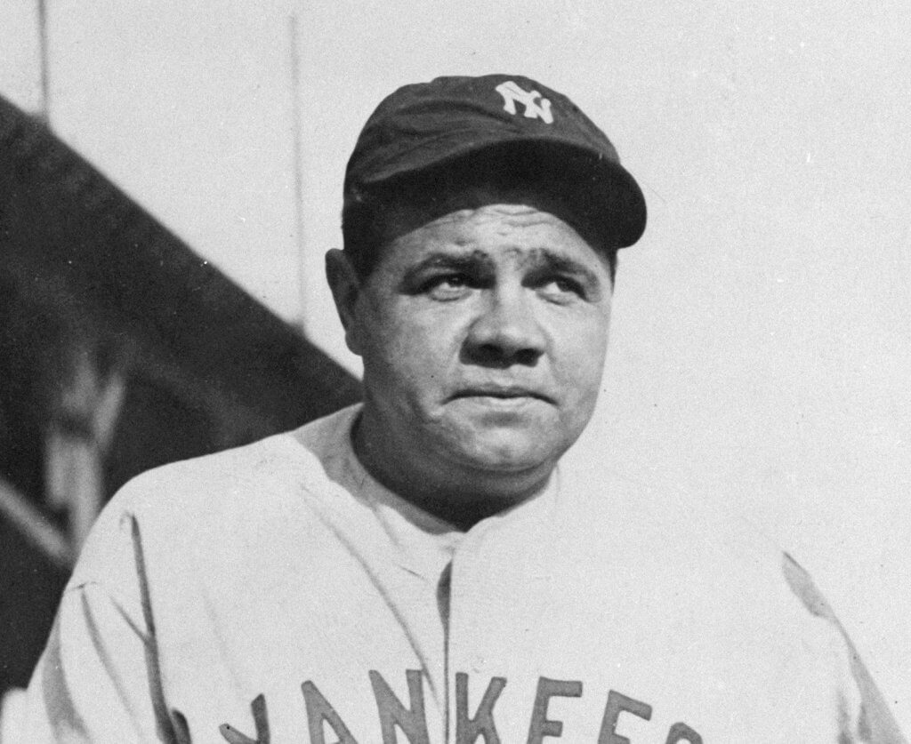 Babe Ruth fue jugador de béisbol y uno de los mejores deportistas de Estados Unidos.