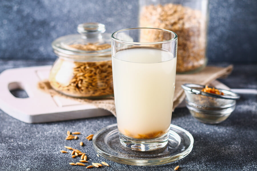 Preparar agua de avena para perder peso