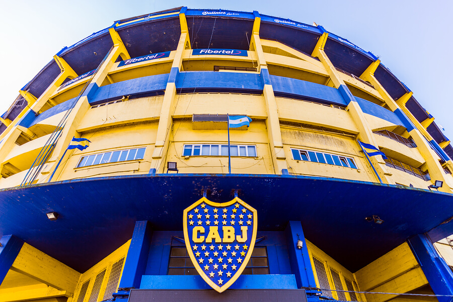 La Bombonera, el estadio del Boca Juniors.