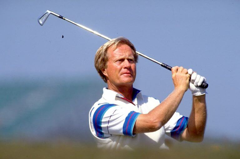 Jack Nicklaus, uno de los integrantes de la tríada del golf.