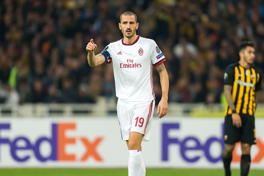 Montolivo como internacional para el AC Milan.